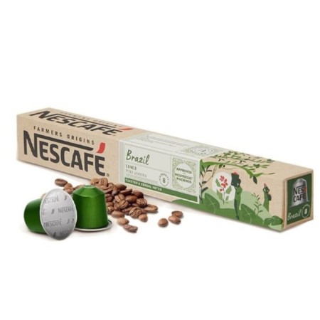 Cápsulas de Café FARMERS ORIGINS Nescafé BRAZIL (10 uds)