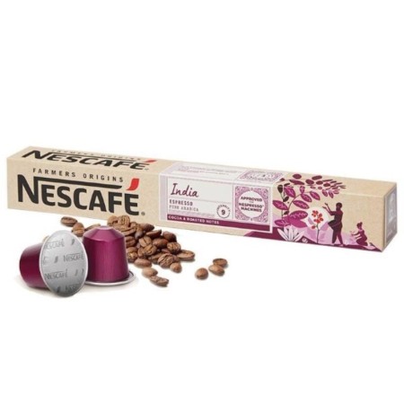 Cápsulas de Café FARMERS ORIGINS Nescafé INDIA (10 uds)