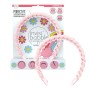 Serre-tête Invisibobble Hairhalo Rose Enfant Réglable