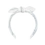 Diadema Invisibobble Hairhalo Blanco Ajustable Lazo