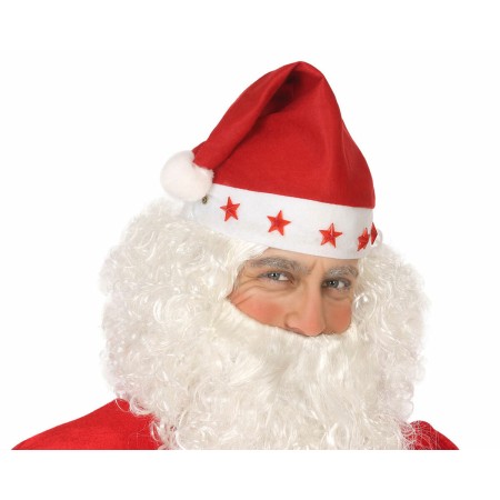 Gorro de Papá Noel S/ GORRO PAPA NOEL C/ESTRELLAS Y LUZ. Luz Rojo XXL