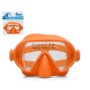 Gafas de Buceo Naranja Silicona Niños 8-14 Años