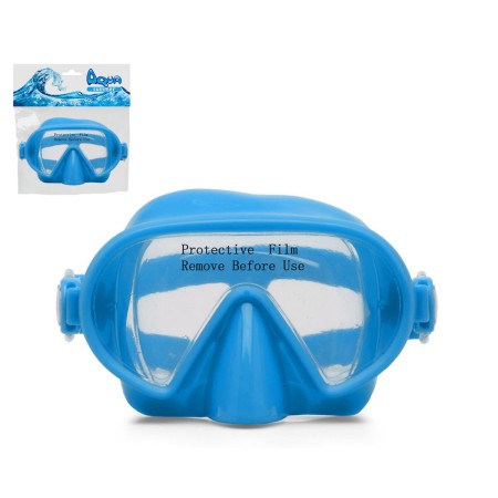 Masque de plongée Bleu Silicone Enfants 8-14 Ans