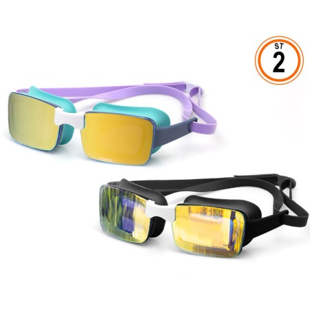 Gafas de Natación para Adultos Espejo Silicona Adultos