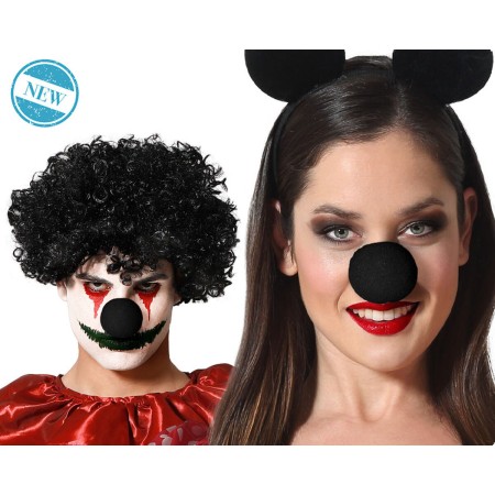 Nez de clown Noir 5 cm