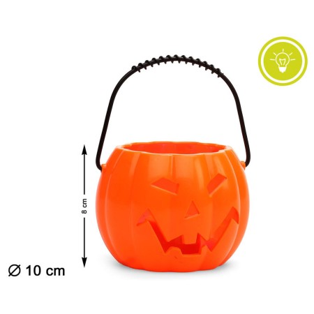 Decoración para Halloween Ø 10 cm Calabaza