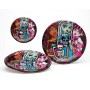 Juego de 5 Platos Monster High Ø 23 cm