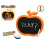 Pizarra Apple Black 27 x 22 cm