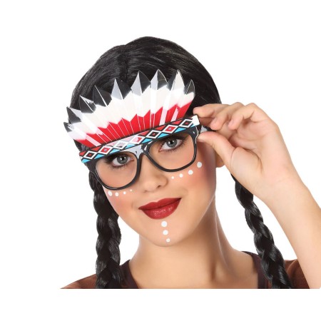 Lunettes Accessoires de costumes Multicouleur Amérindien