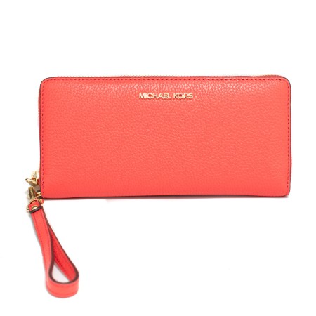 Porte-monnaie Michael Kors 35T7GTVE7L-CORAL-REEF Rose Cuir (21 x 10 cm)