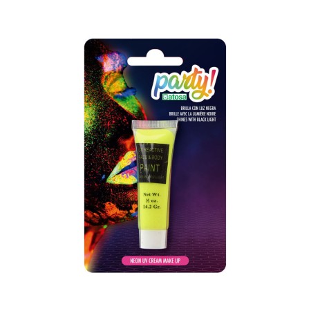 Maquillaje Glow In The Dark Amarillo