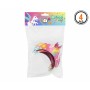 Diadema Multicolor Unicornio 4 Unidades