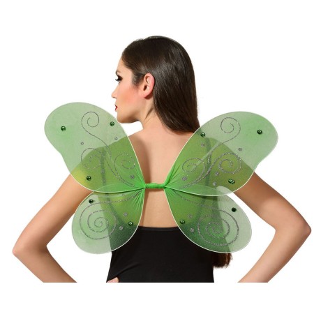 Ailes de Papillon 48 X 37 cm Vert Polyester