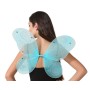 Ailes de Papillon 48 X 37 cm Bleu Polyester