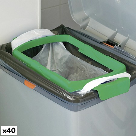 Sacs Réutilisables Adaptables 142428 Vert (40 Unités)