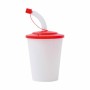 Vaso con Pajita Top Can Cap 143171 (380 ml) (10 Unidades)