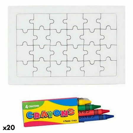 Puzzle à colorier Under Bed Store 143301 (20 Unités)