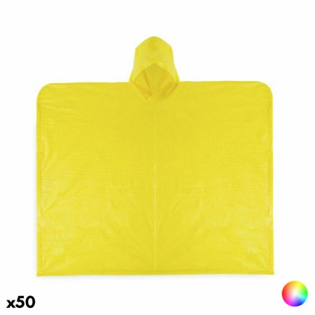 Poncho Impermeable con Capucha 144262 (50 Unidades)