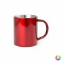 Taza de Acero Inoxidable 144656 Bicolor (280 ml) (50 Unidades)