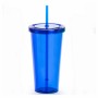 Vaso con Pajita Top Can Cap 144874 (750 ml) (20 Unidades)