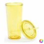 Vaso con Pajita Top Can Cap 144874 (750 ml) (20 Unidades)