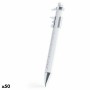 Stylo avec Règle Intégrée Unfreeze Pad 145119 Blanc (50 Unités)