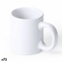 Taza de Cerámica 145194 Blanco (80 ml) (72 Unidades)