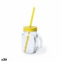 Carafe avec Couvercle et Paille Unfreeze Pad 145494 (500 ml) (36 Unités)