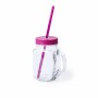 Carafe avec Couvercle et Paille Unfreeze Pad 145494 (500 ml) (36 Unités)