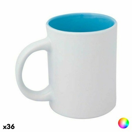 Taza de Cerámica 149464 Bicolor (370 ml) (36 Unidades)