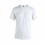 T-shirt à manches courtes unisex 145854 Blanc (10 Unités)