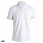 Polo de Manga Corta Hombre 145862 Blanco 100 % algodón (10 Unidades)