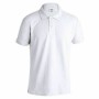 Polo à manches courtes homme 145862 Blanc 100 % coton (10 Unités)