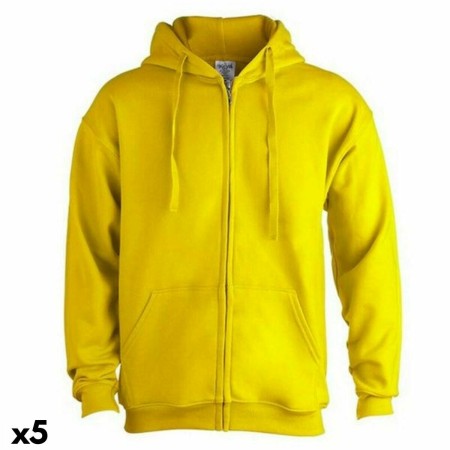 Sudadera con Capucha y Cremallera Unisex 145866 (5 Unidades)