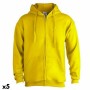 Sudadera con Capucha y Cremallera Unisex 145866 (5 Unidades)