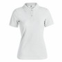 Polo de Manga Corta Mujer 145871 Blanco (10 Unidades)