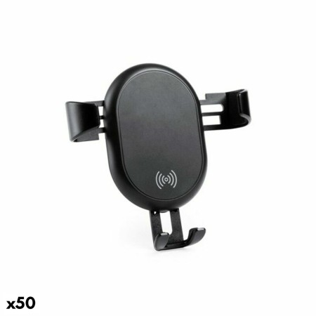 Support Chargeur Sans Fil pour Voitures 146180 Noir (50 Unités)