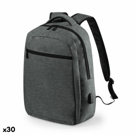 Mochila para Portátil y Tablet Walk Genie 146453 Gris Poliéster 600D (30 unidades)