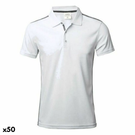 Polo à manches courtes homme 146460 Blanc (50 Unités)