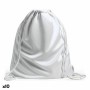 Bolsa Mochila con Cuerdas 142608 Blanco (10 Unidades)