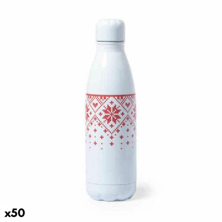 Bidón 146665 Acero Inoxidable Rojo (790 ml) (50 Unidades)