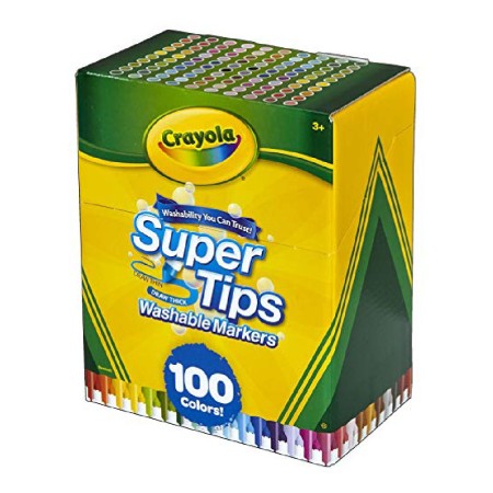 Set de Rotuladores Super Tips Crayola (100 uds)