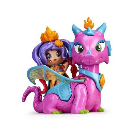 Muñecos PinyPon Mix & Match Queens & Dragon Famosa (2 pcs)