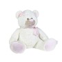 Oso de Peluche Artesanía Beatriz Rosa Blanco Poliéster (95 cm)