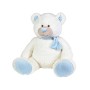 Oso de Peluche Artesanía Beatriz Azul Blanco Poliéster (95 cm)