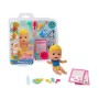 Muñeco Bebé con Accesorios Giochi Preziosi Amicicci Food Time 11 cm Flexible 9 Piezas Blando 4 Unidades