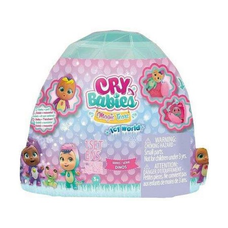 Poupon avec accessoires Cry Babies Magic Tears Dinos 12 Pièces 8 Unités