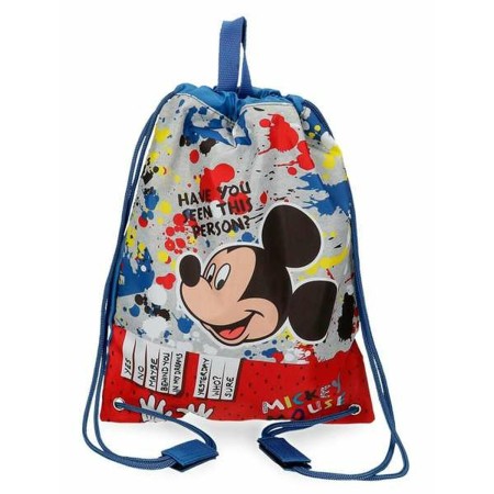 Sac à dos serré par des ficelles Joumma Mickey Bleu