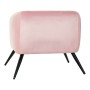 Sillón DKD Home Decor 8424001832248 Negro Rosa Metal Poliéster (70 x 67 x 71 cm)