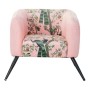 Fauteuil DKD Home Decor 8424001832248 Noir Rose Métal Polyester (70 x 67 x 71 cm)